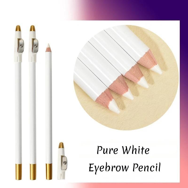 Stationery - 1/4 Stück Haaransatz-Markierungsstift Weißer Barbier-Bartstift mit