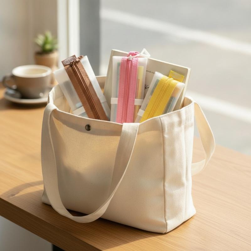 Clear Mesh Pencil Pouch For Exam - Transparente Mesh-Federtasche mit Doppelreißverschluss, verstellbarem Bindeband,