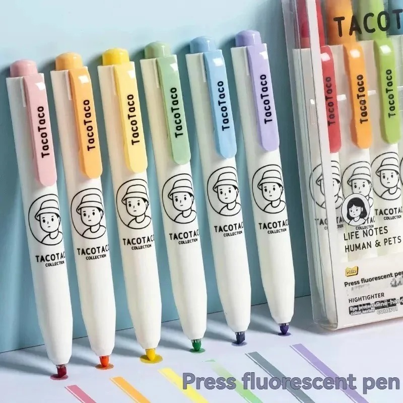 6 Stück/Set Pastellfarbene Mac – Pastel Highlighter Set Double Ended Bewertung und Preis