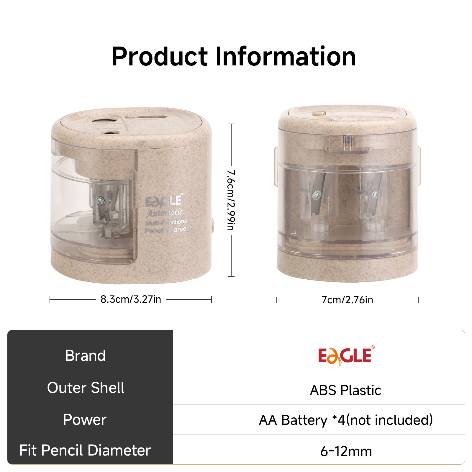 EAGLE Automatischer Elektrisch – Electric Pencil Sharpener Usb Bewertung und Preis