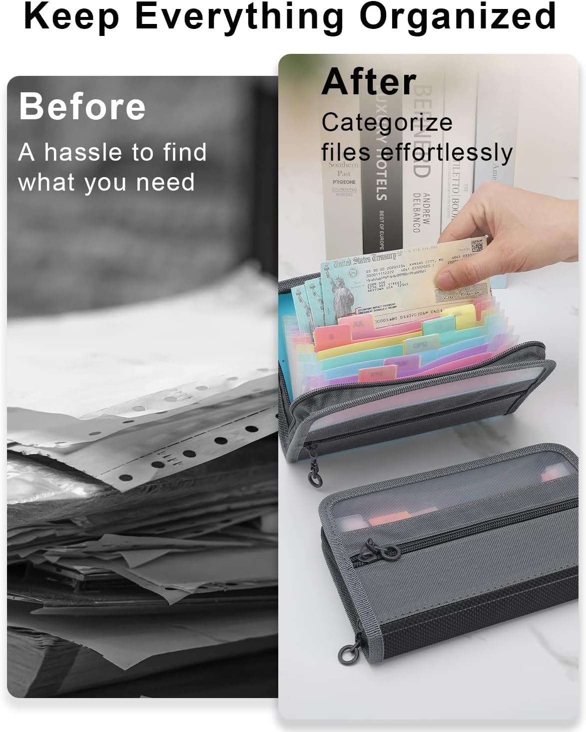 Kleiner Akkordeon-A6-Dateiordn – Expandable Accordion File Folder 13 Pockets Bewertung und Preis