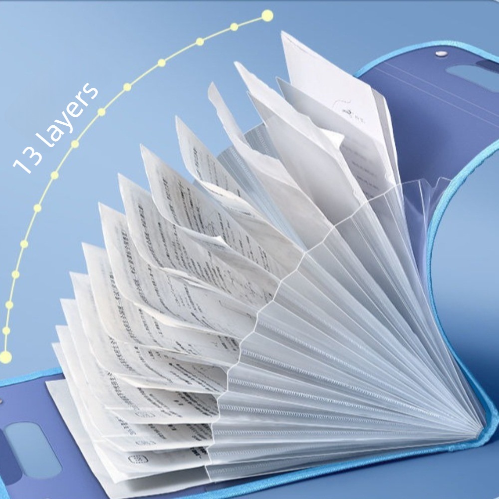 Transparente Akkordeon-Aktenma – Expandable Accordion File Folder 13 Pockets Bewertung und Preis