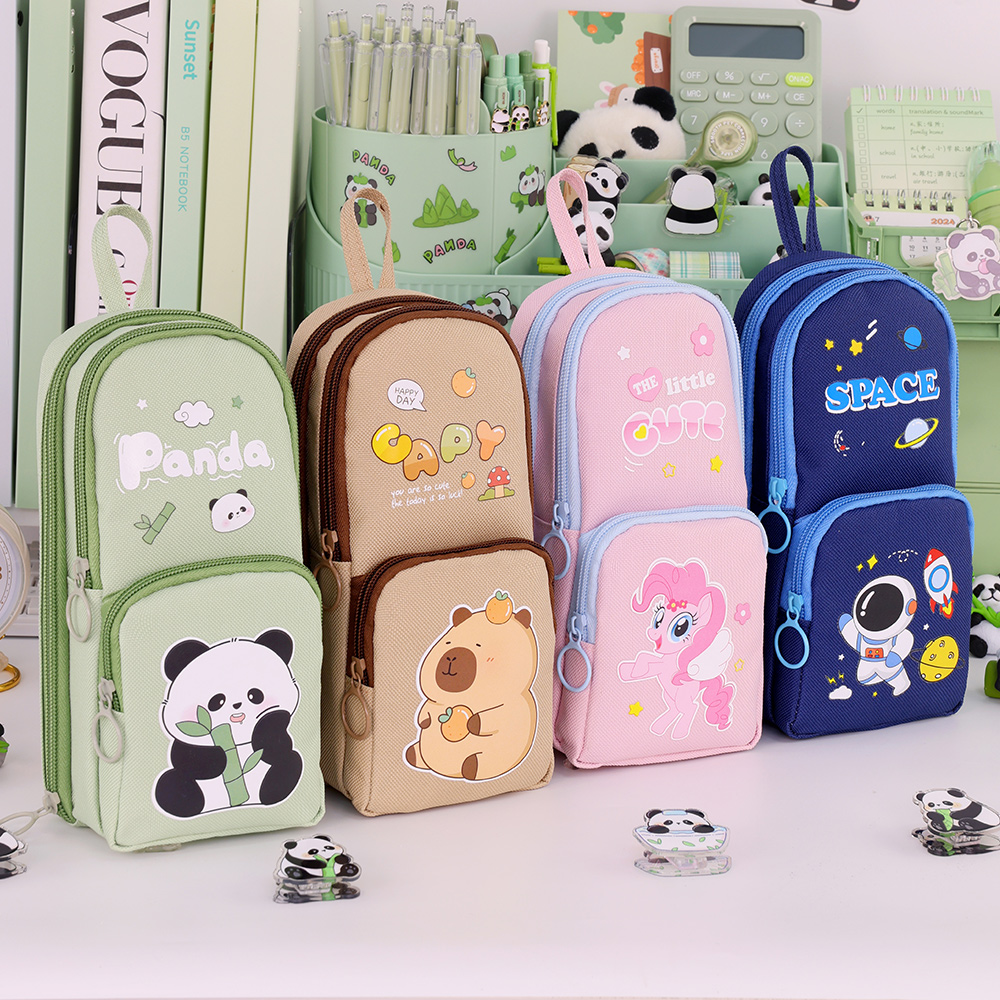 Niedliches Cartoon-Capybara-Fe – Aesthetic Large Pencil Case Pouch Bewertung und Preis