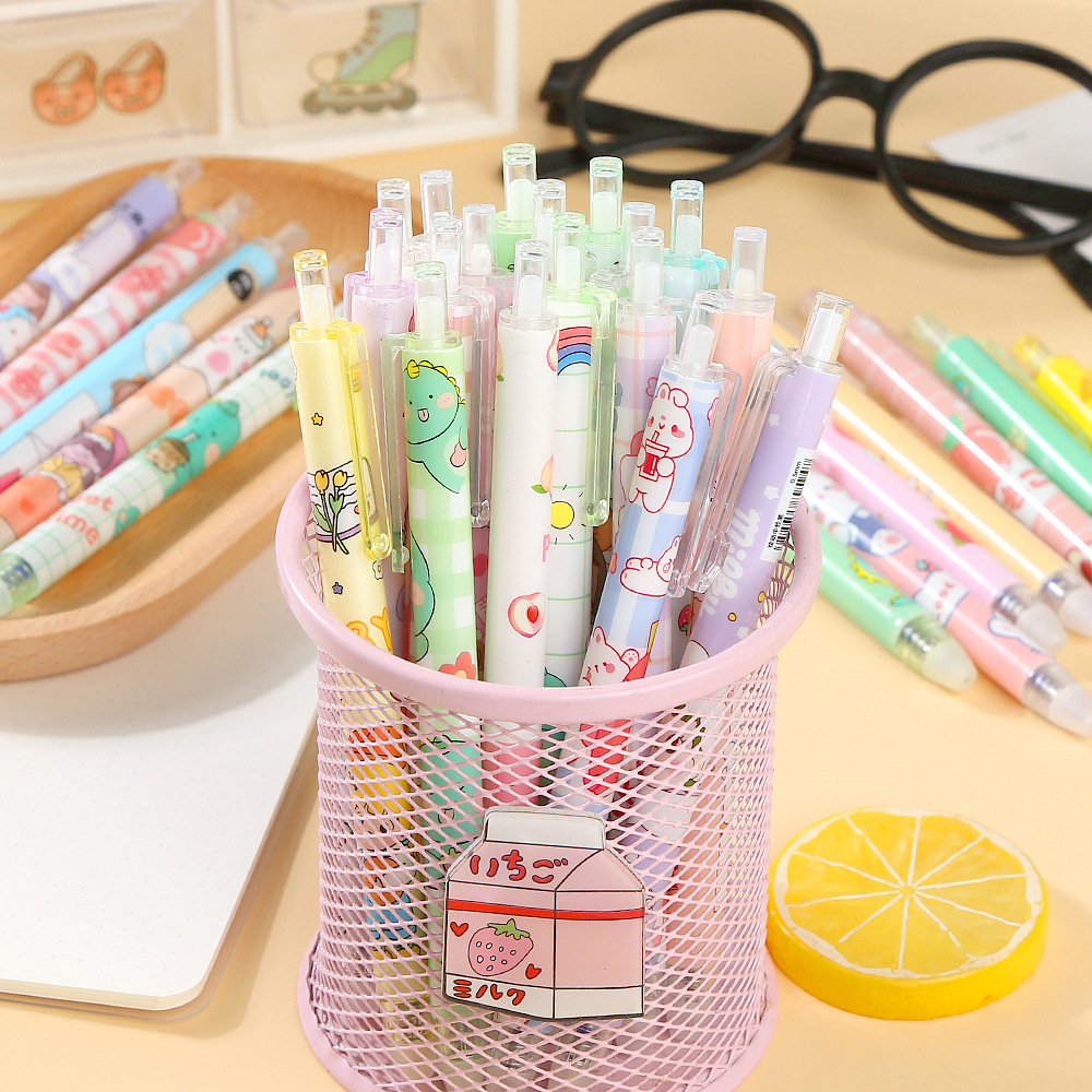 20 Stück/Set Niedliche Kawaii  – Retractable Eraser Pen Click Bewertung und Preis