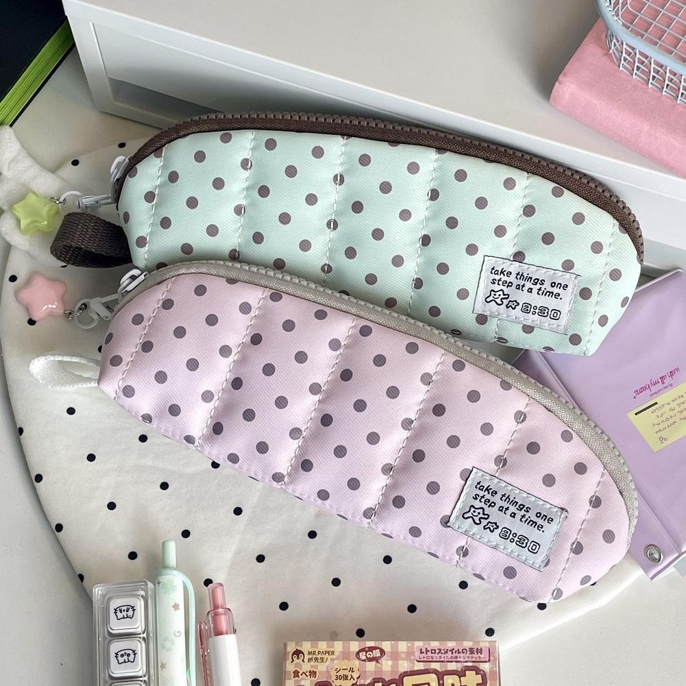 Ästhetisches Polka-Dot-Federmä – Aesthetic Large Pencil Case Pouch Bewertung und Preis