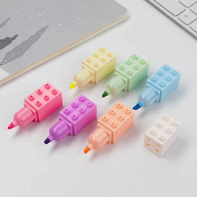 6 stücke Pastell Farbe Körper  – Pastel Highlighter Set Double Ended Bewertung und Preis