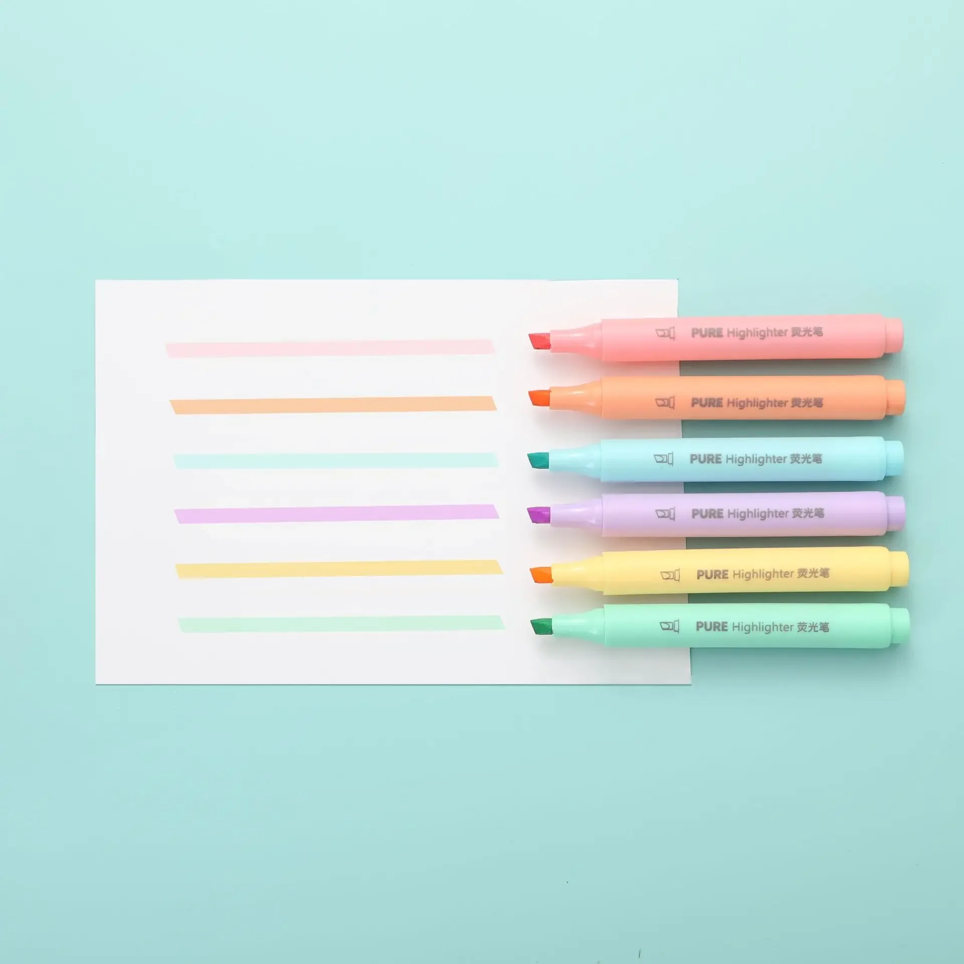 6-teiliges Pastell-Textmarker- – Pastel Highlighter Set Double Ended Bewertung und Preis