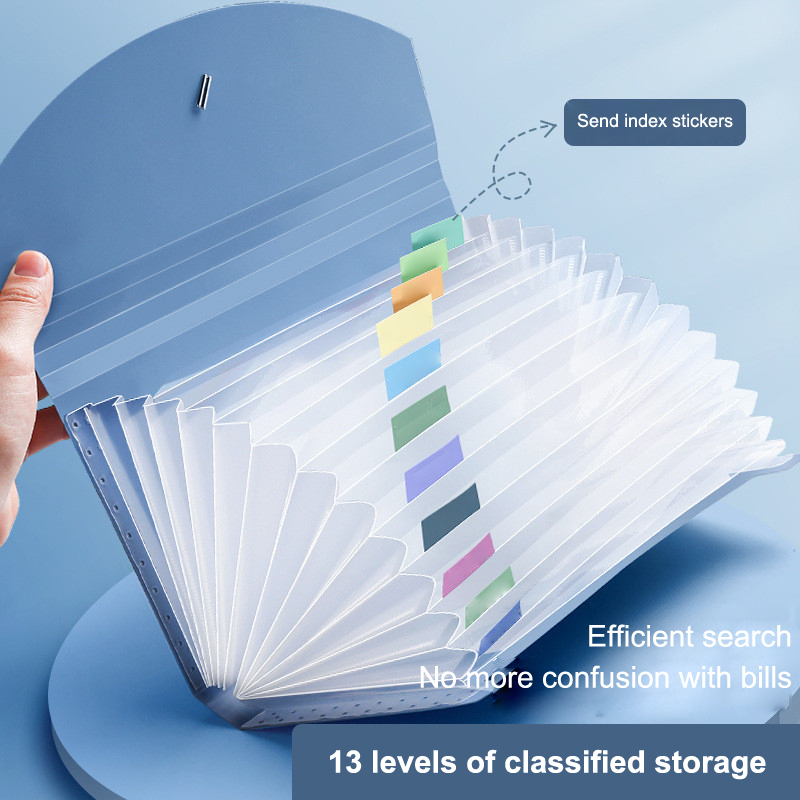 ✰ ✪ 13-Fach Erweiterbare Akten – Expandable Accordion File Folder 13 Pockets Bewertung und Preis