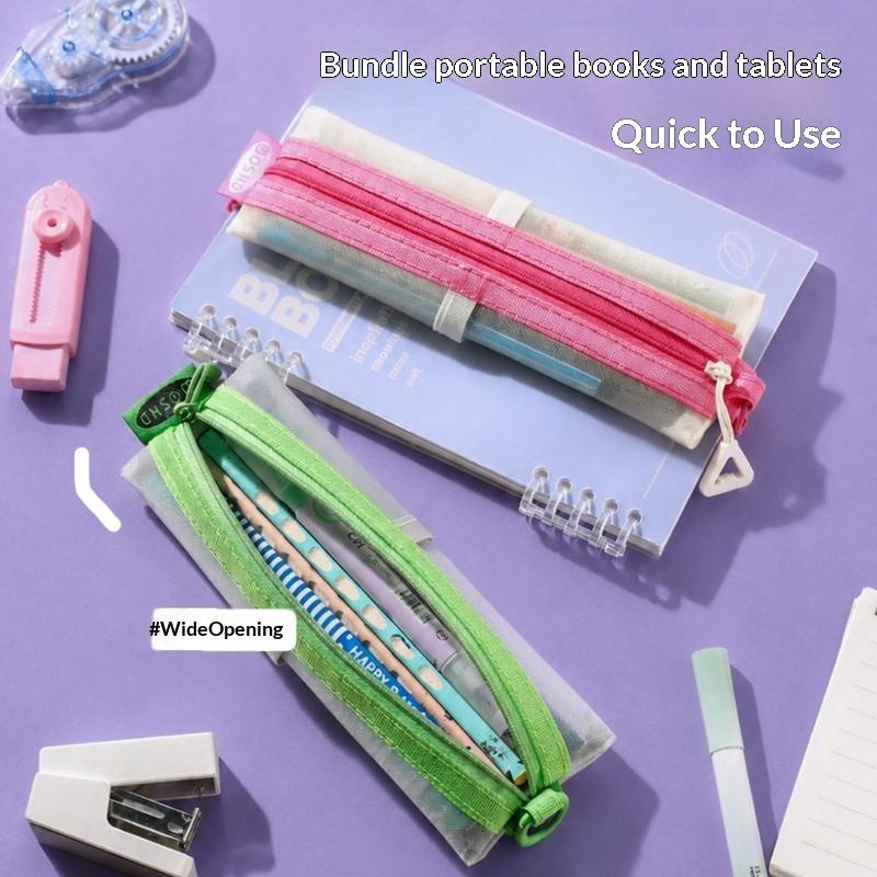 Transparente Mesh-Federtasche  – Clear Mesh Pencil Pouch For Exam Bewertung und Preis