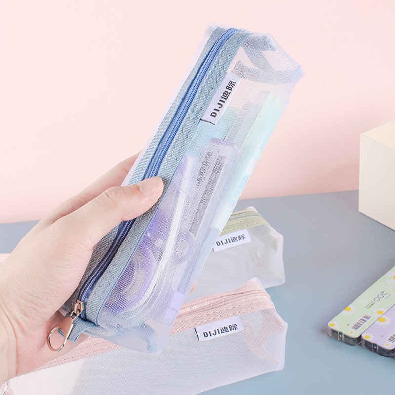 Klare, transparente Stifttasch – Clear Mesh Pencil Pouch For Exam Bewertung und Preis