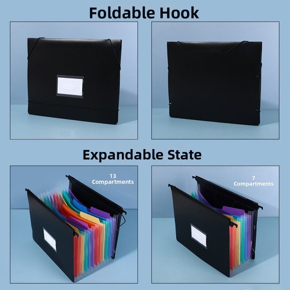 Erweiterbare Aktenmappe mit 7/ – Expandable Accordion File Folder 13 Pockets Bewertung und Preis